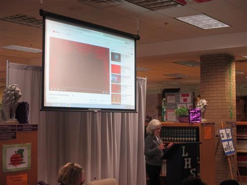 Ms. Claire Swinford, NASA RERC Director inaugurates the Lunar and Meteorite Samples Expo 