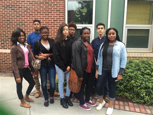 LHS STEAM Club Members at Georgia Institute of Technology 