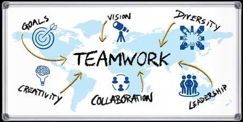 Teamwork makes the dream work. 
