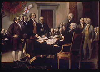 Signing the Declaration of independence