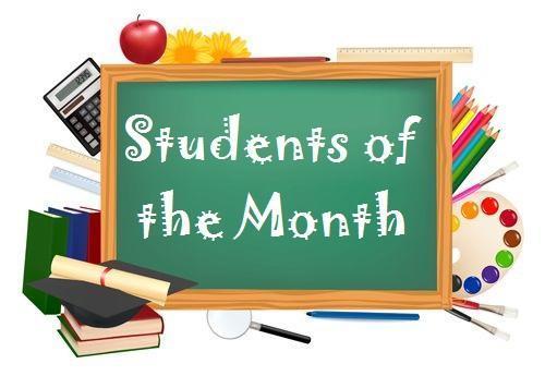  Students of the Month