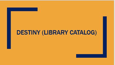 Destiny (library catalog)