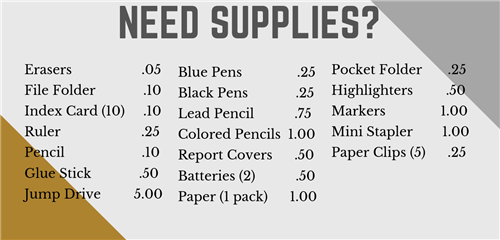 Need Supplies? 