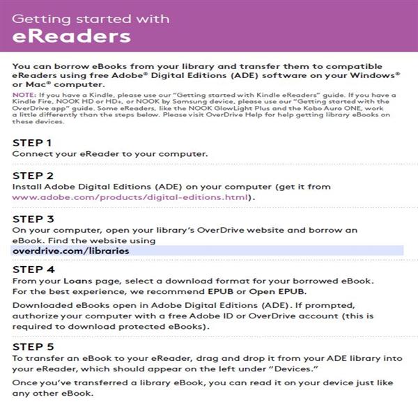 Overdrive eReaders 