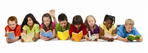 reading books 