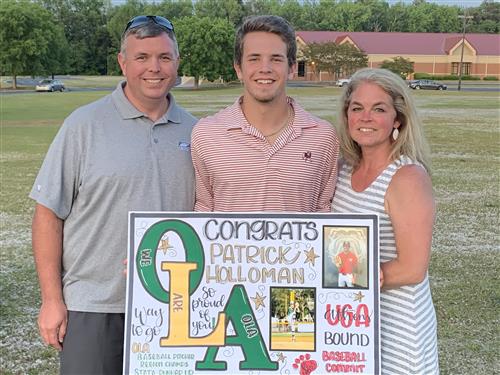 Mrs. Holloman, Robbie, and Patrick 